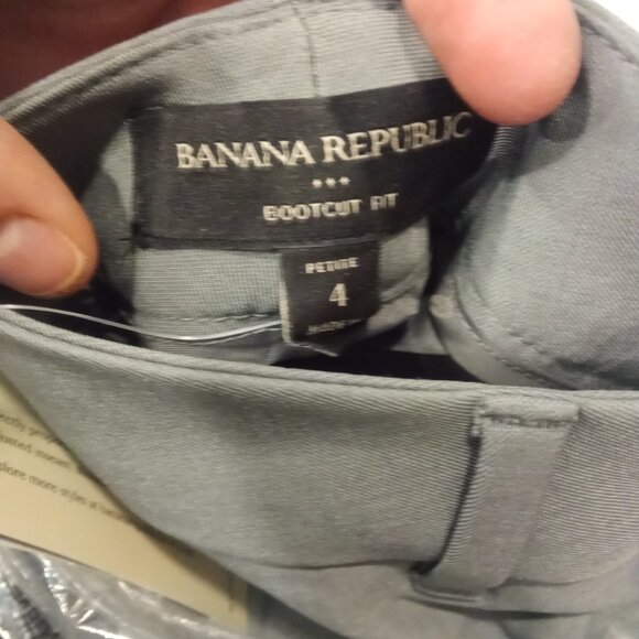 NWT BANANA REPUBLIC SCULPTED BOOTCUT PANT - GRAY - Picture 4 of 7